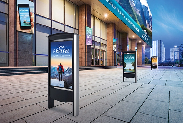 Affichages LCD dans AFC Rail Transit
