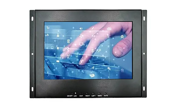 Moniteur LCD industriel à montage rack de 10.1 pouces