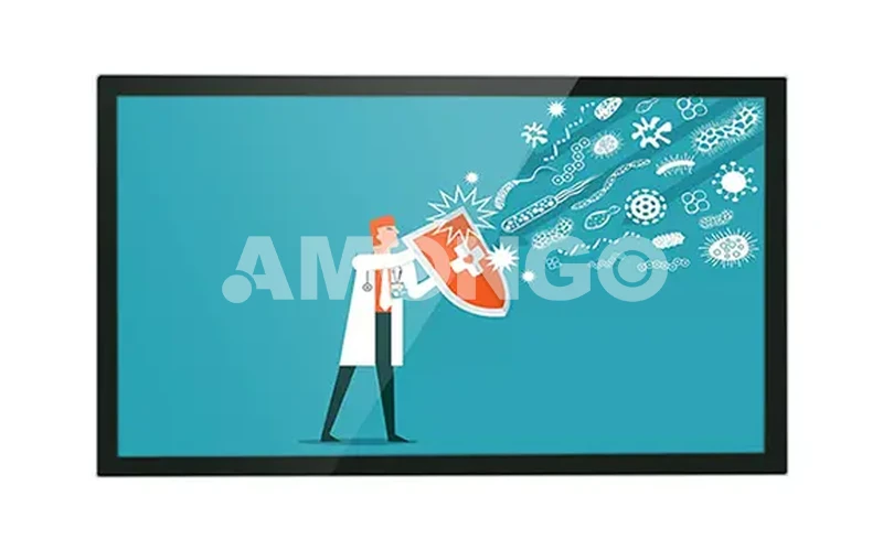 Moniteur LCD antibactérien permanent de 32 pouces à action prolongée