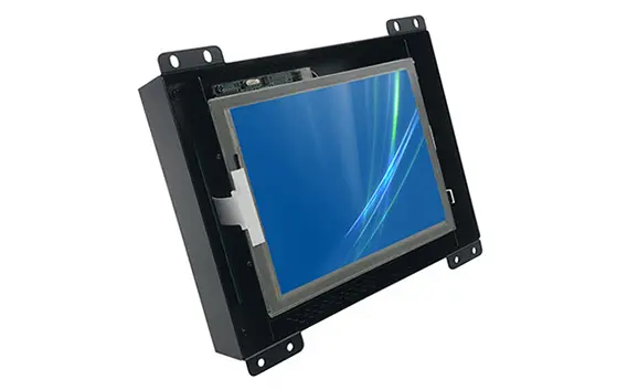 Moniteur LCD tactile industriel à montage rack de 6.5 pouces