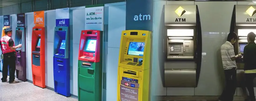 Affichages LCD dans l'industrie bancaire
